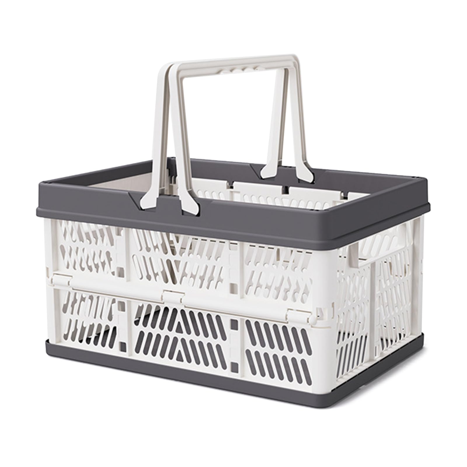 Elnwnnkc Lighthouse Bright Wh Foldable Storage Basket With Handle Folding Organizers Basket Storage Box For Mess Release Living Spaces School Supplies Holder
