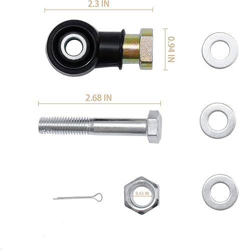 Miniatura 5 de Kit de extremo de barra de tirantes, compatible con Polaris Sportsman 335/400/500/600/700 de 1998-2004, Magnum 325/330/500 de 00-06, Scrambler