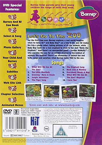 Barney - Let'S Go To The Zoo [Edizione: Regno