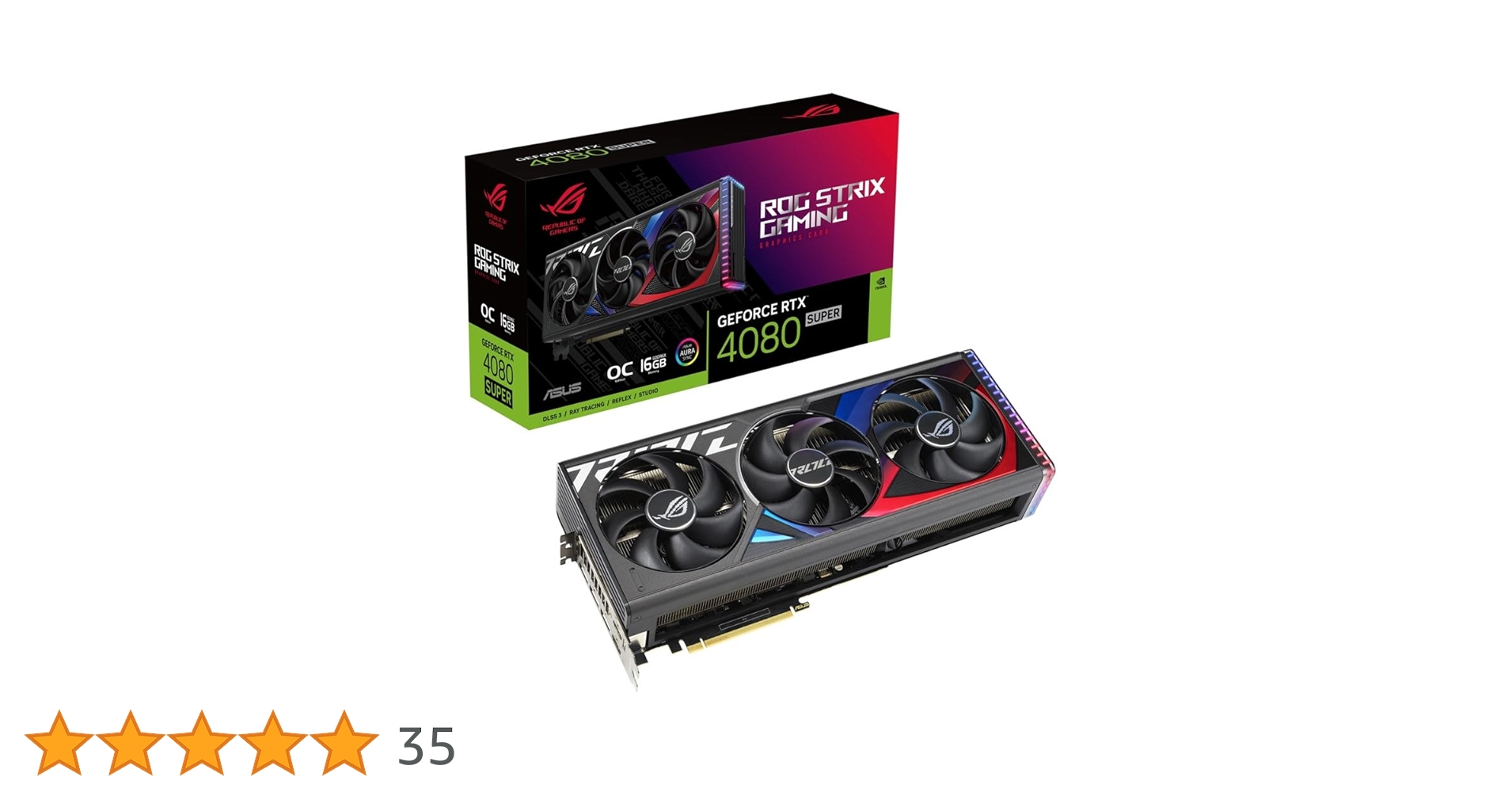 Amazon | ASUS ROG Strix GeForce RTX 4080 SUPER 搭載 ビデオカード
