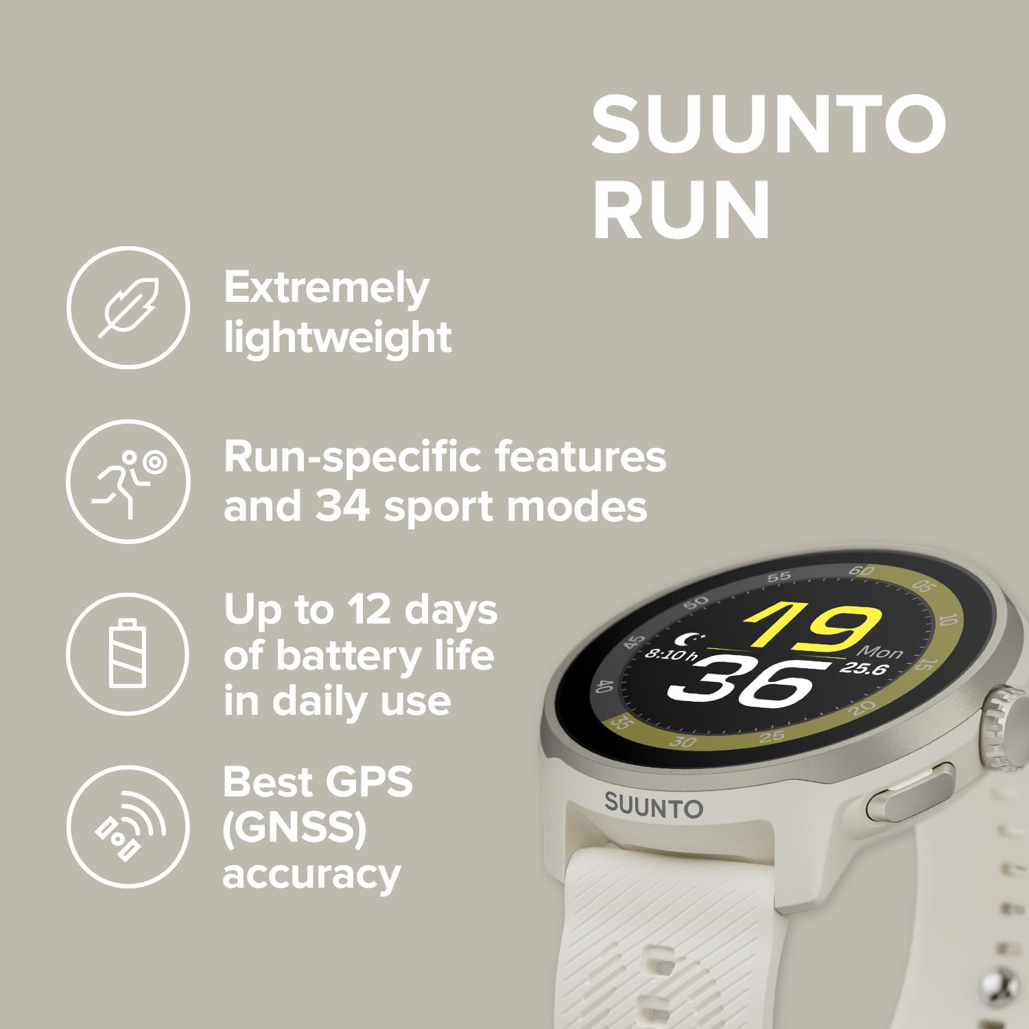 SUUNTO Run GPS Sports Watch 1.32
