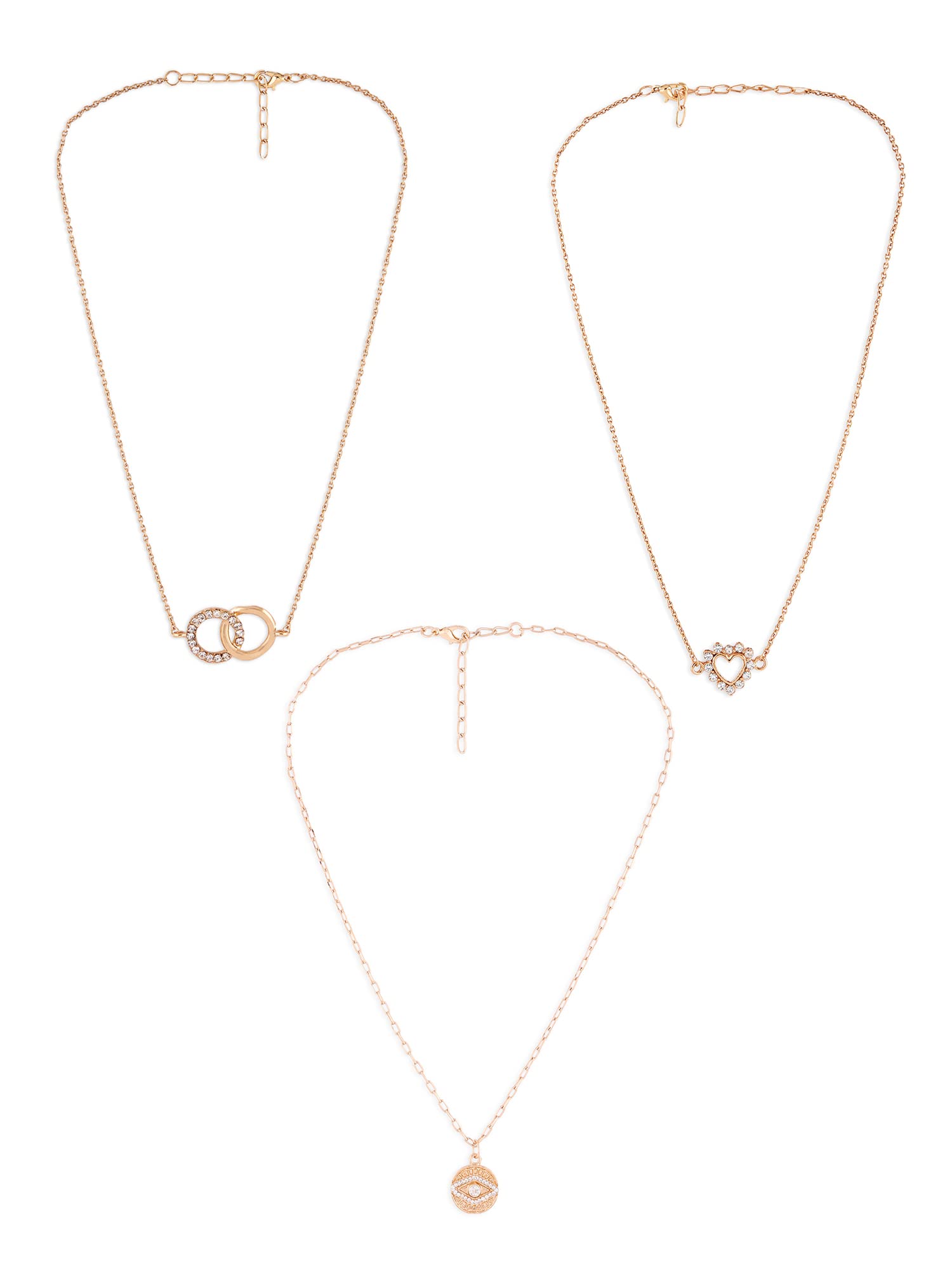 ZAVERI PEARLS Set of 3 Gold Tone Contemporay Chains For Women-ZPFK15113 (B0BL3LWPJ8) Amazon Price History, Amazon Price Tracker