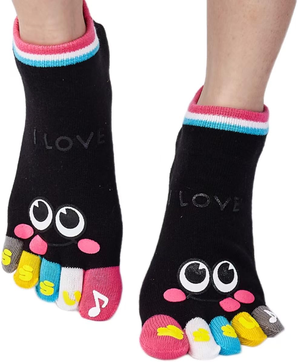Toe Separated Socks Cotton Full Finger Toe Socks for Women And Kids Crazy socks