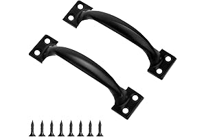 Sliverdew 4-Inch Black Cabinet Door Handles: Enhance Your Home Decor with Utility and Vintage Charm