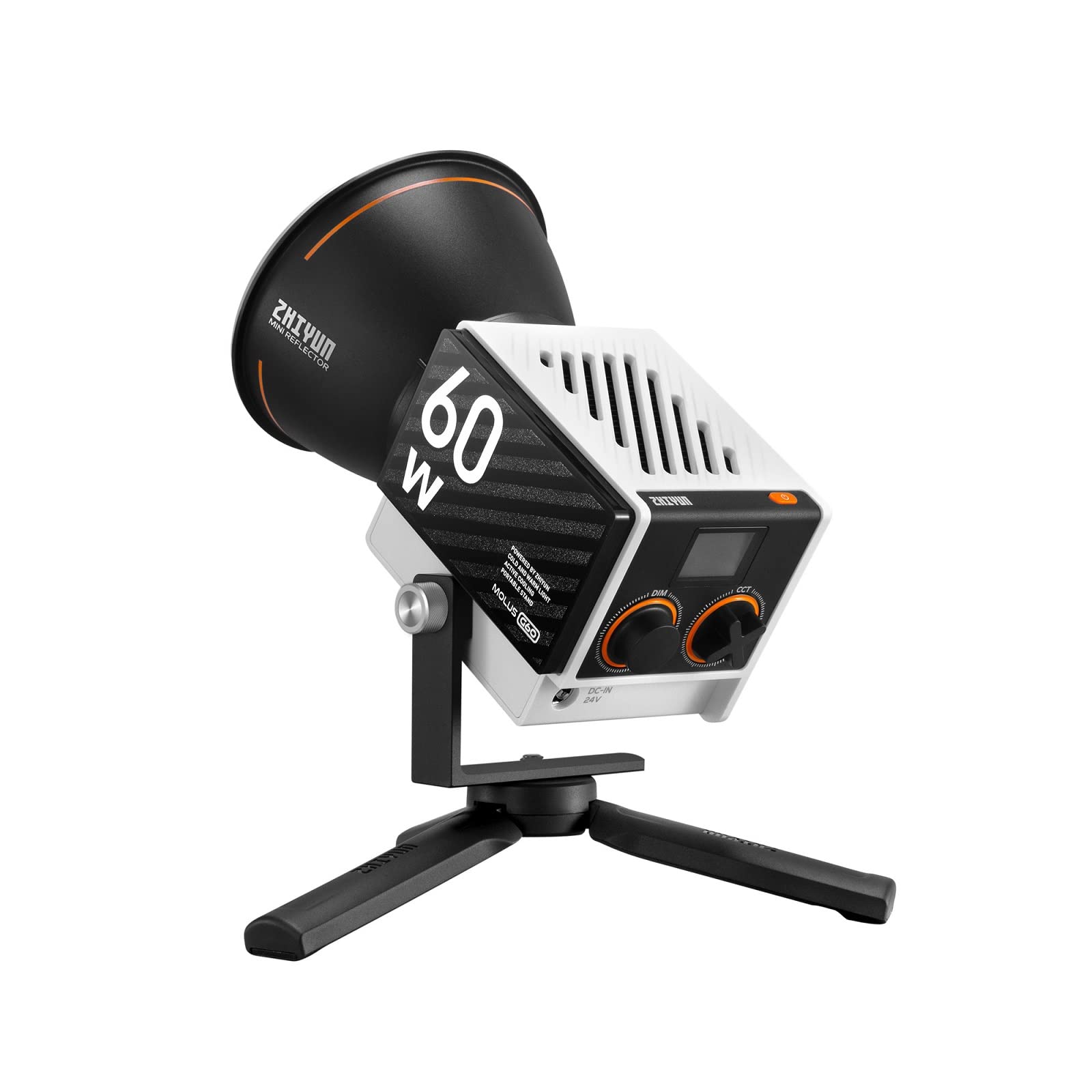 Amazon | ZHIYUN MOLUS G60 ポケットコブライト,60W LEDビデオライト 
