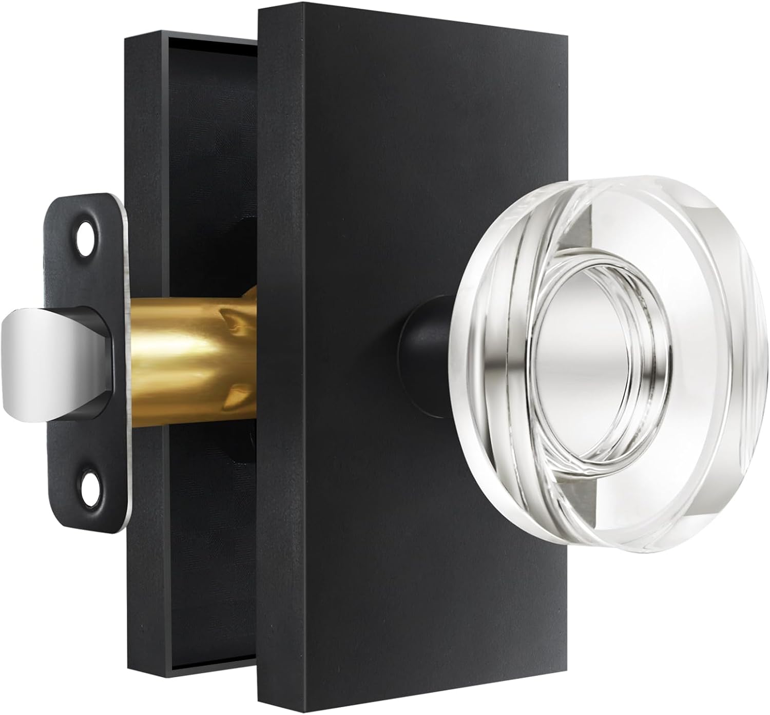 Felibat Passage Crystal Glass Door Knobs Interior Door Knobs Door