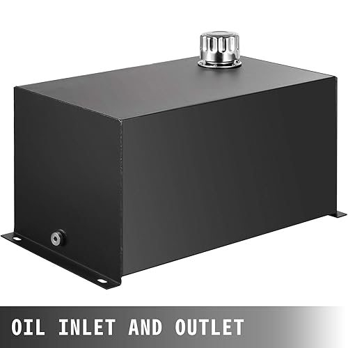 Miniatura 3 de VEVOR Depósito de Fluido Hidráulico 10 Gal de Tanque de Combustible Tanque de Acero Hidráulico de Servicio Pesado, Tanques de Transferencia de