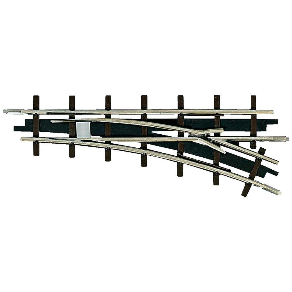 Modélisme ferroviaire - BUSCH ENVIRONNEMENT - BUE12341 - Aiguillage gauche 175 mm, 22,5° - Jeux - Jouets