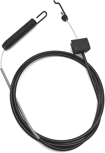 Lawn Mower Brake Cable 133-2622 for Toro Turfmaster/Exmark Commercial 30" Walk Behind Lawn Mowers 2-Bail Brake Cable fits 22210 ECS180CKA30000 Lawn Mowers Replaces 121-2310