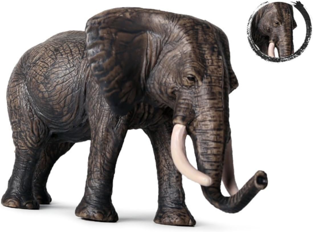 BESPORTBLE 1 Set 4PCS Simulated Family Model Realistic Wildlife Animal Figures Creative Plastic for Educational Play Natural Science Exploration