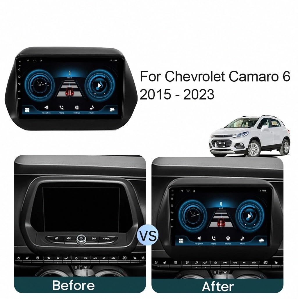 Bezprzewodowy, Przenośny Ekran Car Play dla Citroen C4 C4L DS4 2013-2016 Przenośna Kamera Tylna Z Ekranem Dotykowym Ips, Bluetooth/Sterowanie Głosowe/Mirror, 4 Rdzeń 4G+64G