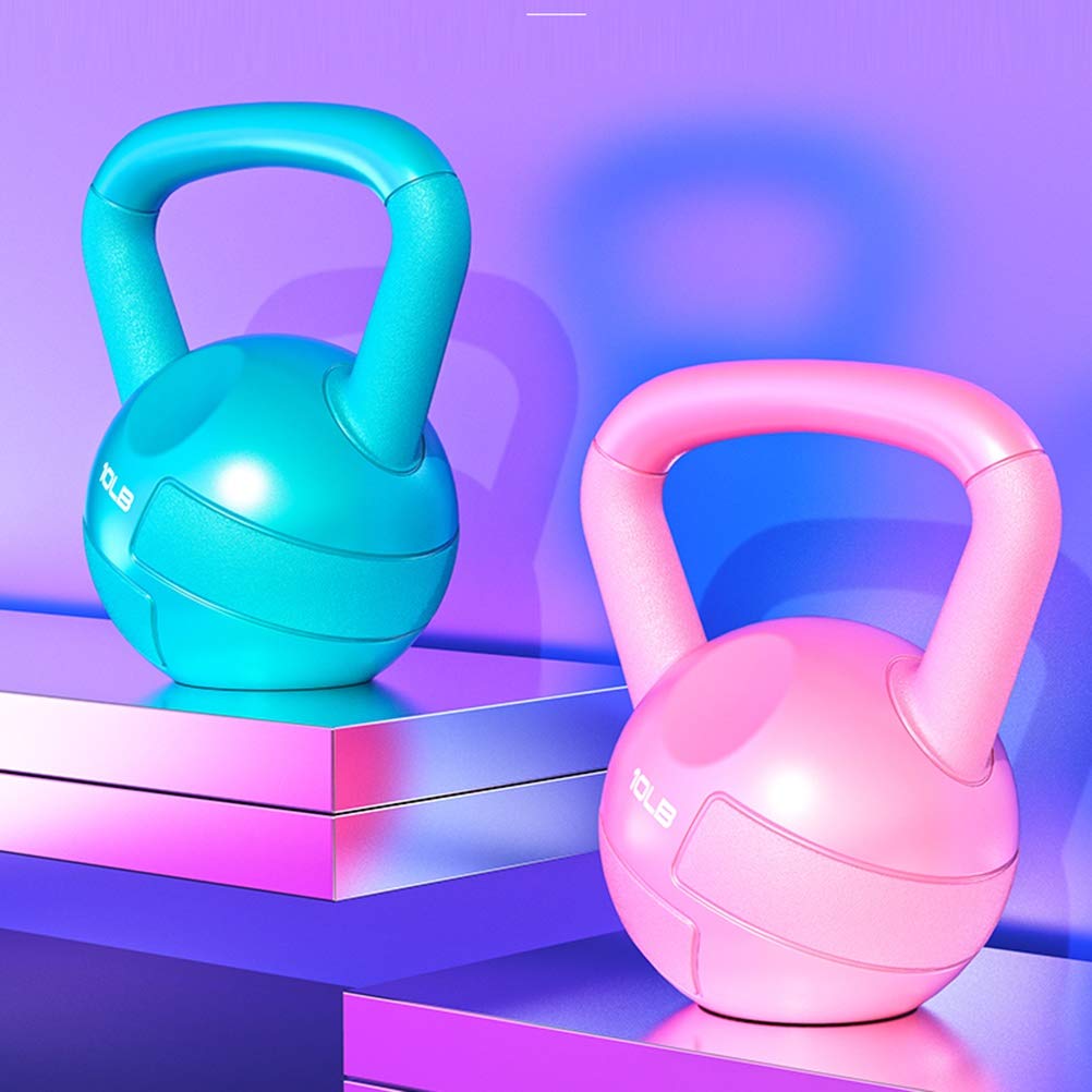 Pesas Rusas Pesas Rusas De Hierro Fundido De Color, Entrenadores De Fuerza En Hogares Y Gimnasios, Pesas En Forma De Mujer, 5 LB / 10 LB / 15 LB / 20 LB