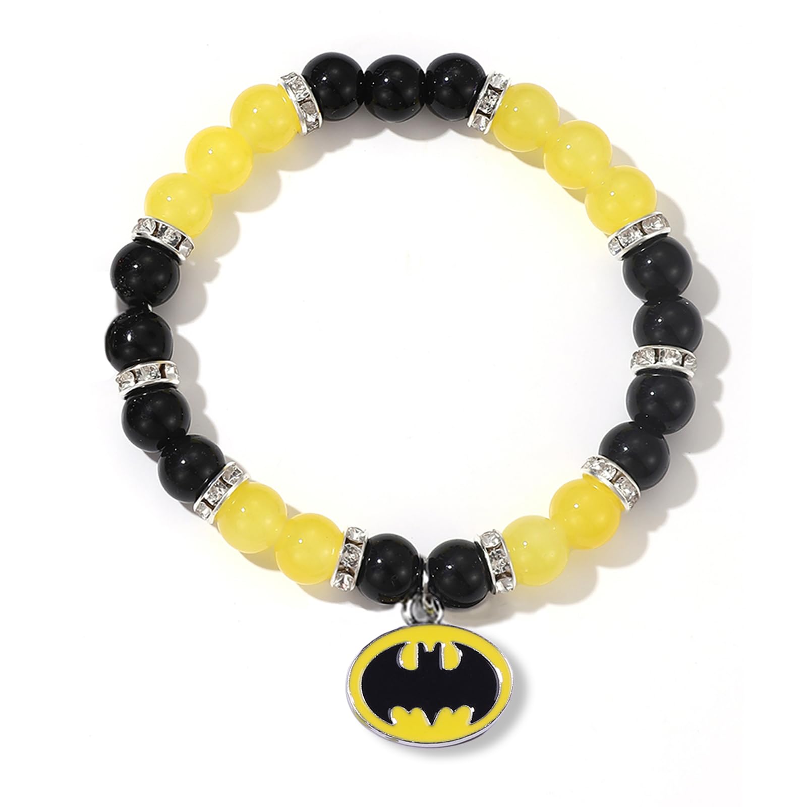 Korotho Spider Bracelet Spider Superhero Energy Stone Beaded Bracelet for Teen Girls Boys Man, Christmas Birthday Gifts Ideas Inspirational Charm Bracelets Jewelry for Son Daughter Friends