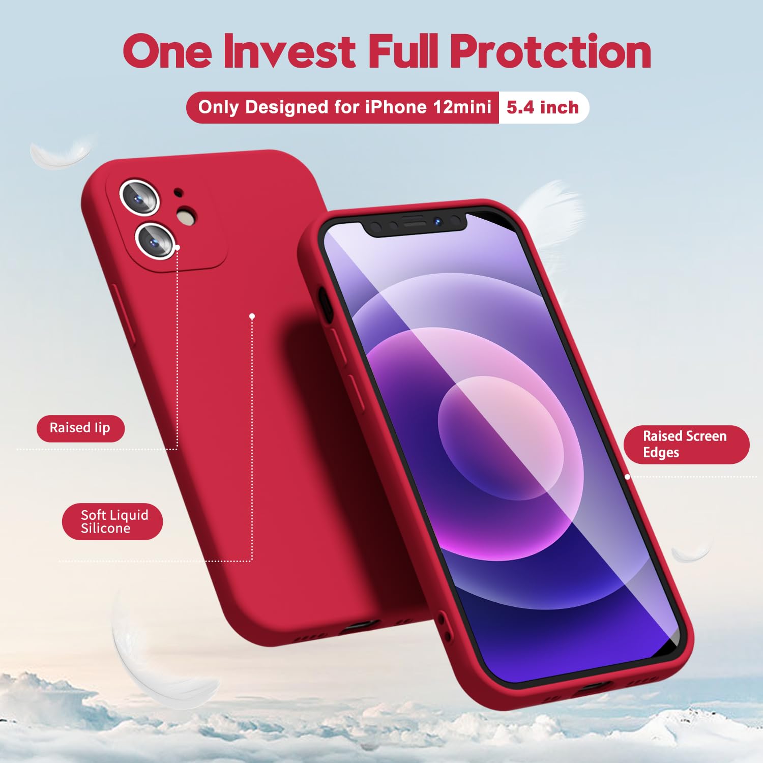 oakxco for iPhone 16 Pro Max Case Liquid Silicone, Soft Rubber Gel Elegant Aesthetic Basic Simple Cover, Cute Thin Slim TPU Matte Solid Color Plain Smooth Case for Women Girl, Light Pink — view 894