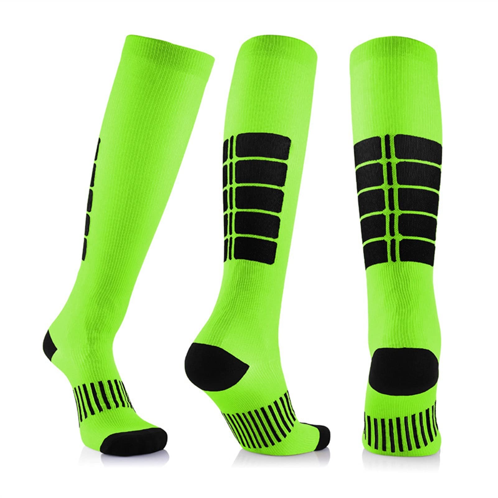 Calcetines de compresión Equipo de Ciclismo for Hombres Calcetines Deportivos Mujer Ciclismo Medias Fútbol Correr Calcetines de Baloncesto Rodilla Calcetines Deportivos de Alta Calcetines