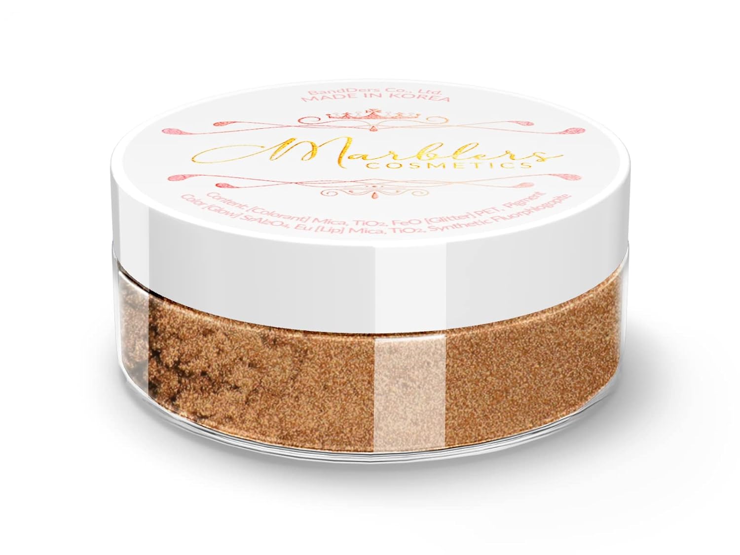 MARBLERS Fine Natural Mica Powder [Bronze] 0.11oz (3g