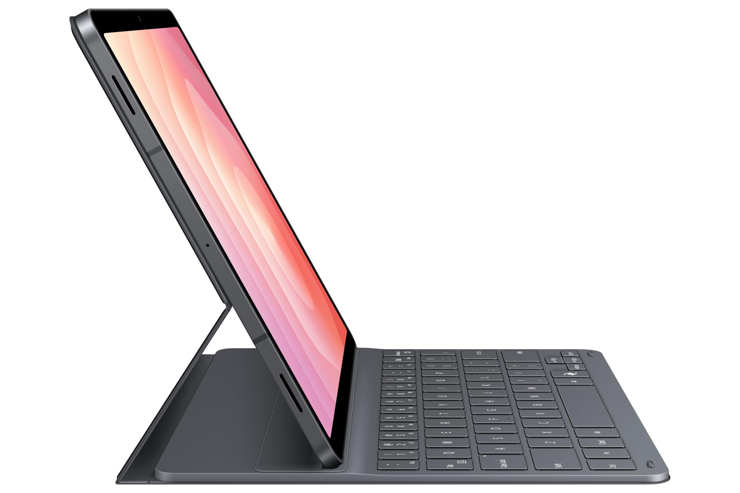 Samsung Book Cover Keyboard Slim EF-DX730 für das Galaxy Tab S11 mit QWERTZ-Tastatur und AI-Taste, Tablet-Hülle, schlankes Design, Black