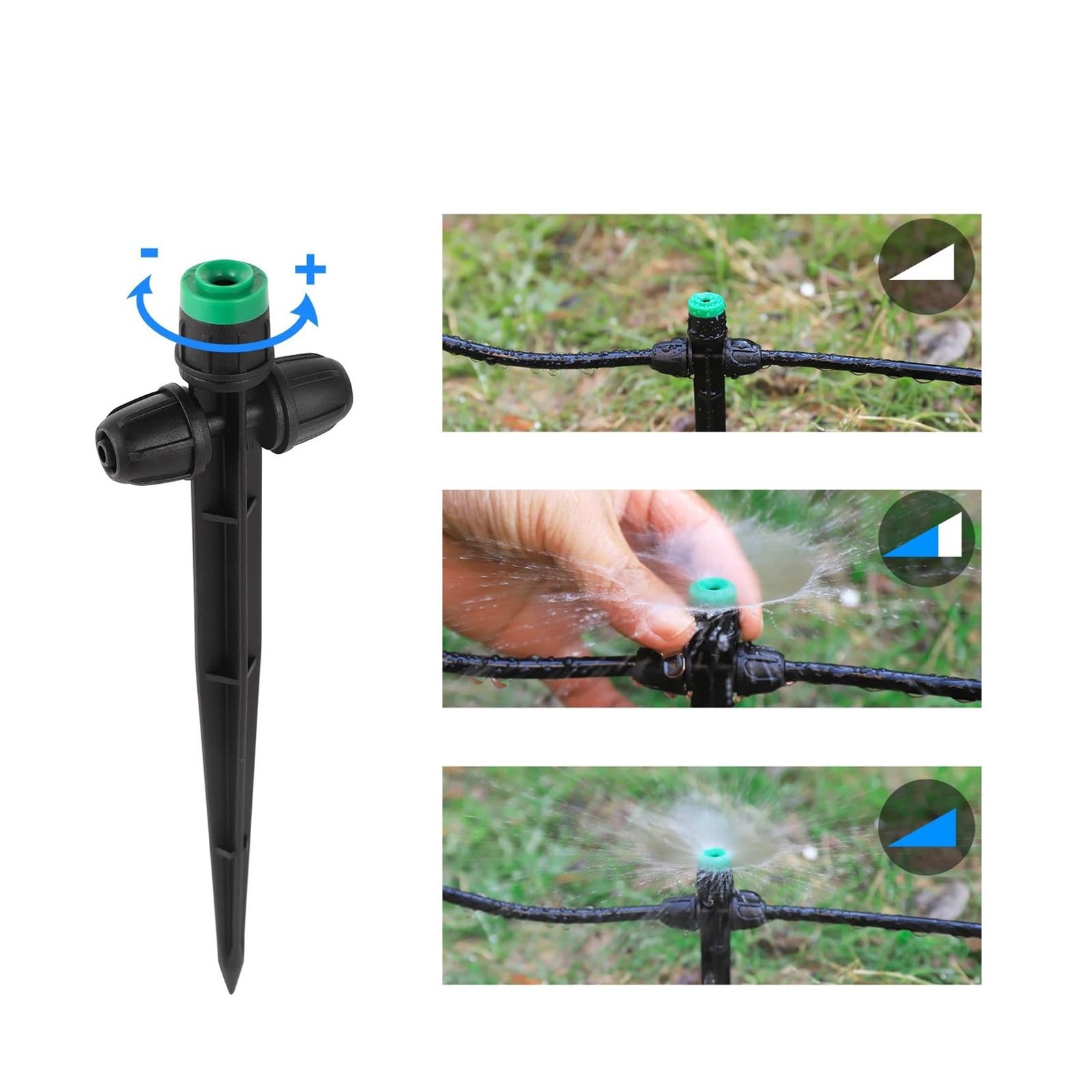 sprinklerコンプリート Amazon | XCELMN(さえ) 調節可能なオールラウンド散水スプリンクラー