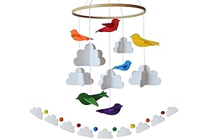 Baby Crib Mobile with Garland