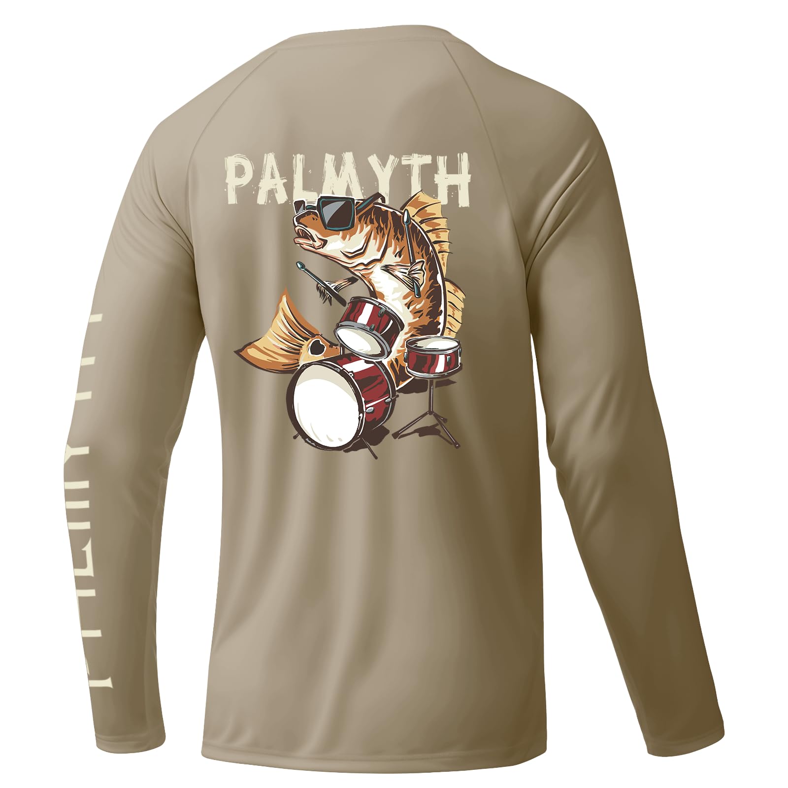 Palmyth Fishing Shirts for Men Long Sleeve UPF 50+ Sun Protection UV T Shirt Tee