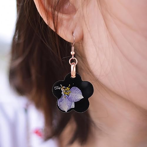 Miniatura 9 de SEWACC Moldes de resina para aretes de silicona, moldes de oreja, colgantes, moldes para hacer moldes de ganchos para aretes, moldes de resina