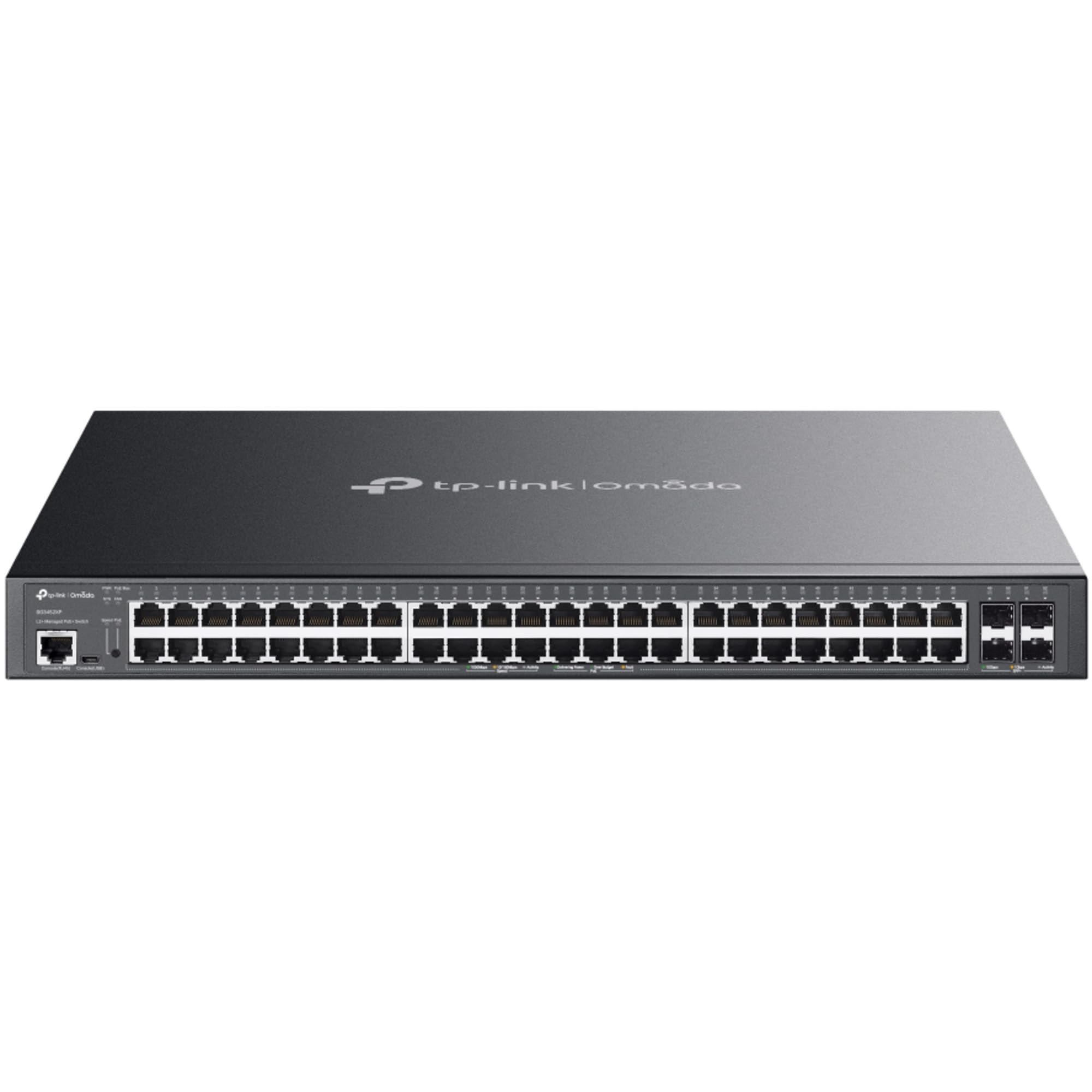 Switch Gerenciável L2+ 48 Portas TP-LINK TL-SG3452XP GIGABIT POE+