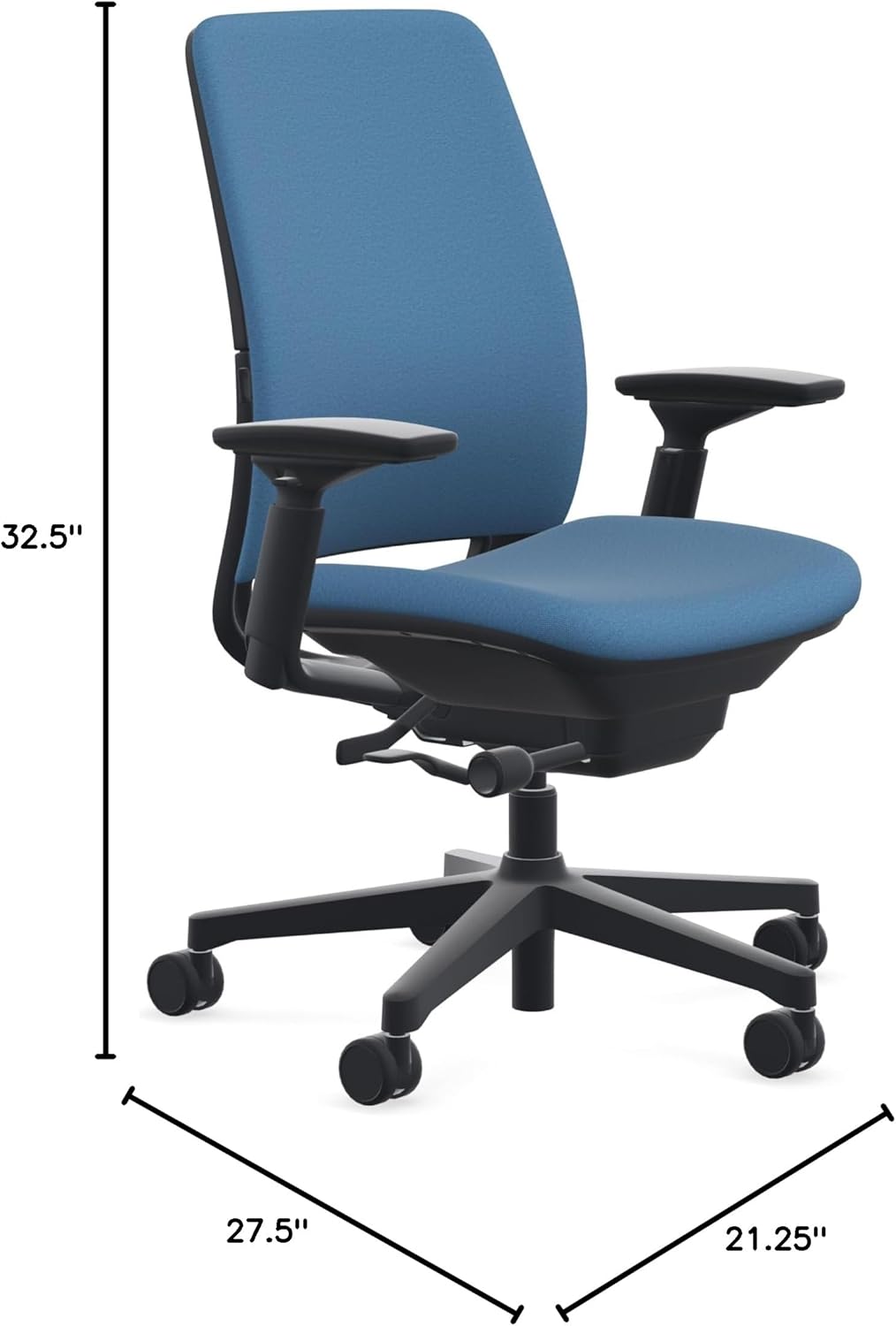 Steelcase Era Cobalt Amia Hard Casters