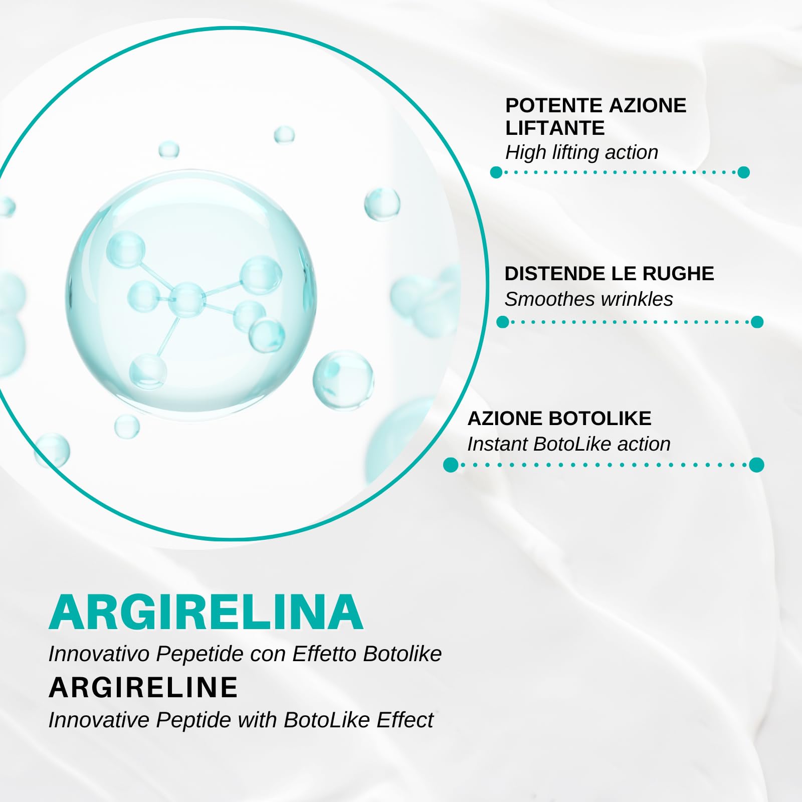 Rebel EYE and LIP | Siero Contorno Occhi e Labbra Antietà | Illuminante, Idratante, Liftante | Specifico per Borse e Occhiaie | Con Argirelina ad Effetto BotoLike | 99% origine naturale | 30 ml Airles