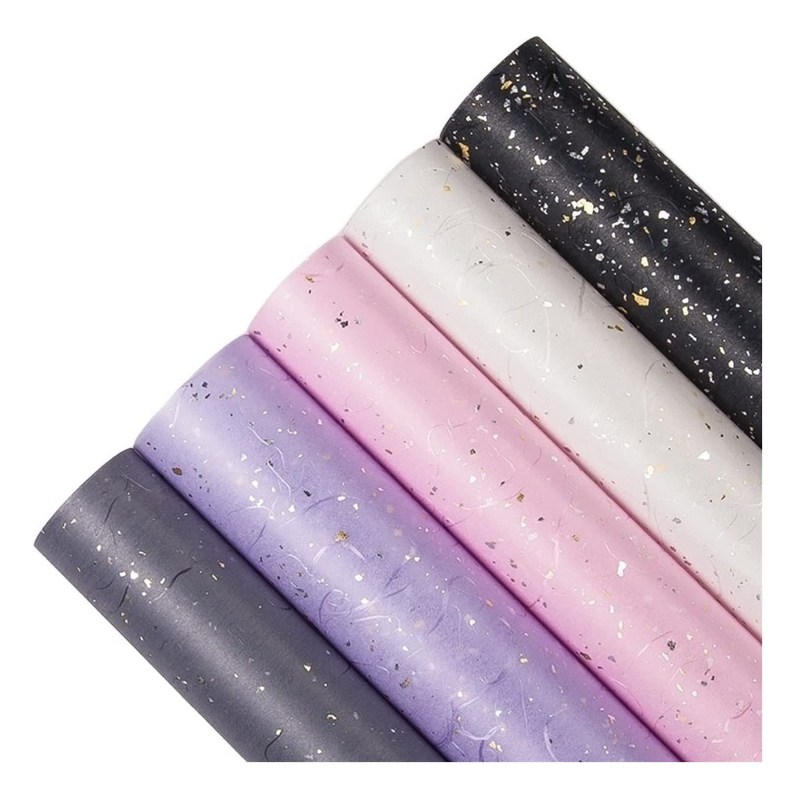 ZZSRJ 10 pz/Set 60 * 60 cm Carta Velina Fiore Abbigliamento Camicia Scarpe Confezione Regalo Carta Artigianale Rotolo di Carte da Imballaggio (Color : Purple, Size : 23.62 * 23.62in)