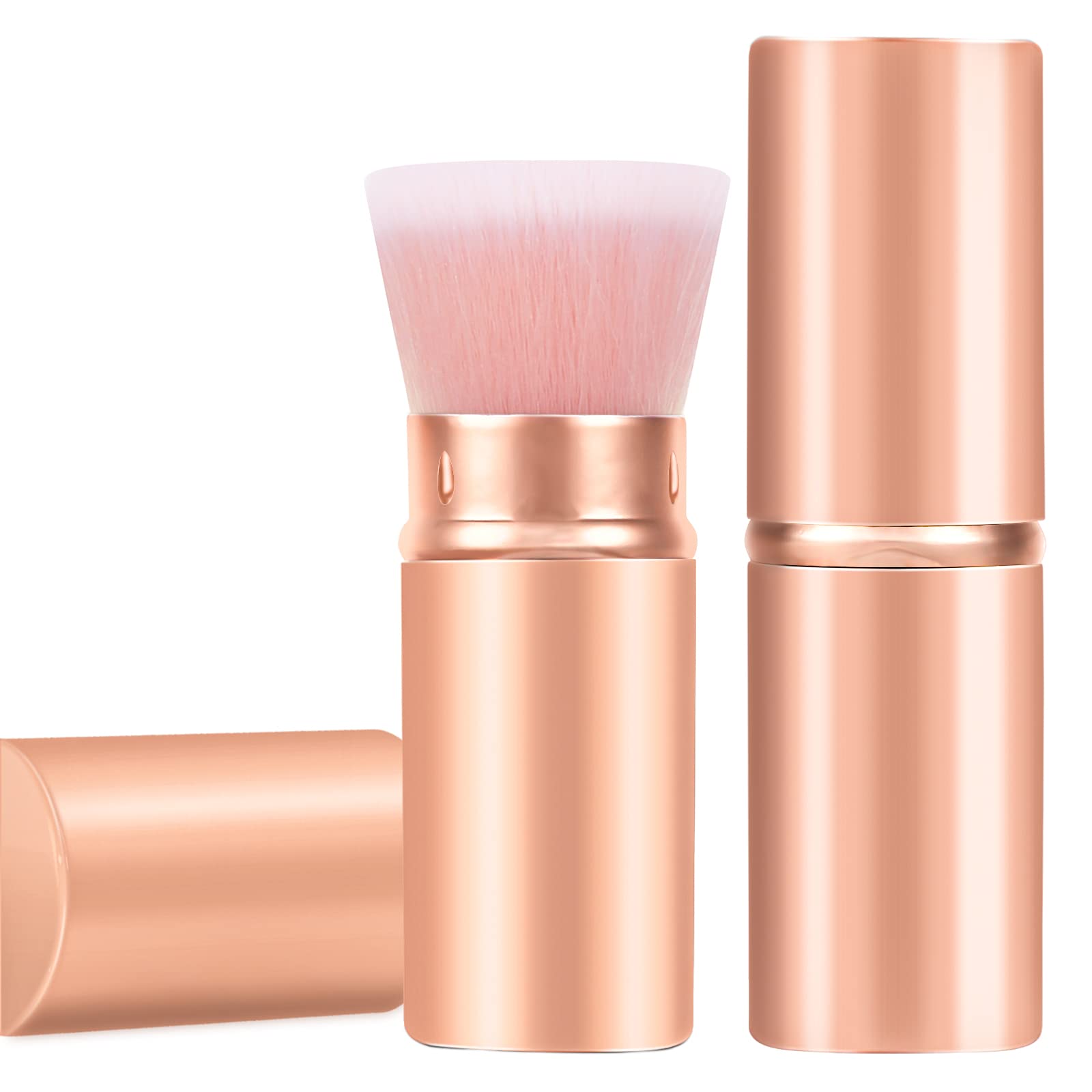 Einziehbare Make-up Pinsel, Reise Kabuki Pulver Foundation P
