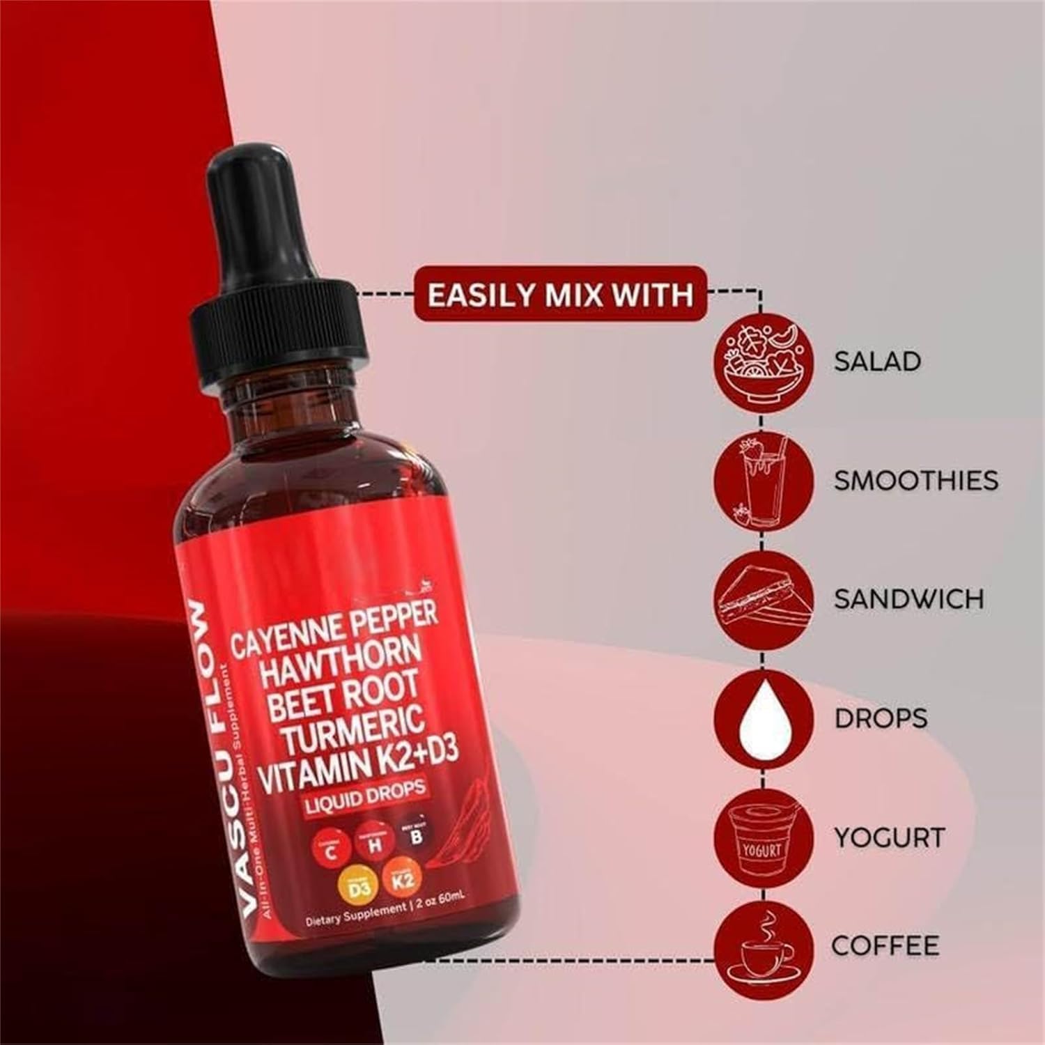Gocce di Cayenna di Aeluro, Estratto di pepe di Cayenna di Aeluro, Liquido di estratto di pepe di Cayenna, Gocce di pepe di Cayenna Aeluro, Pepe di Caienna Liquid Drops Metabolism Boost (3)