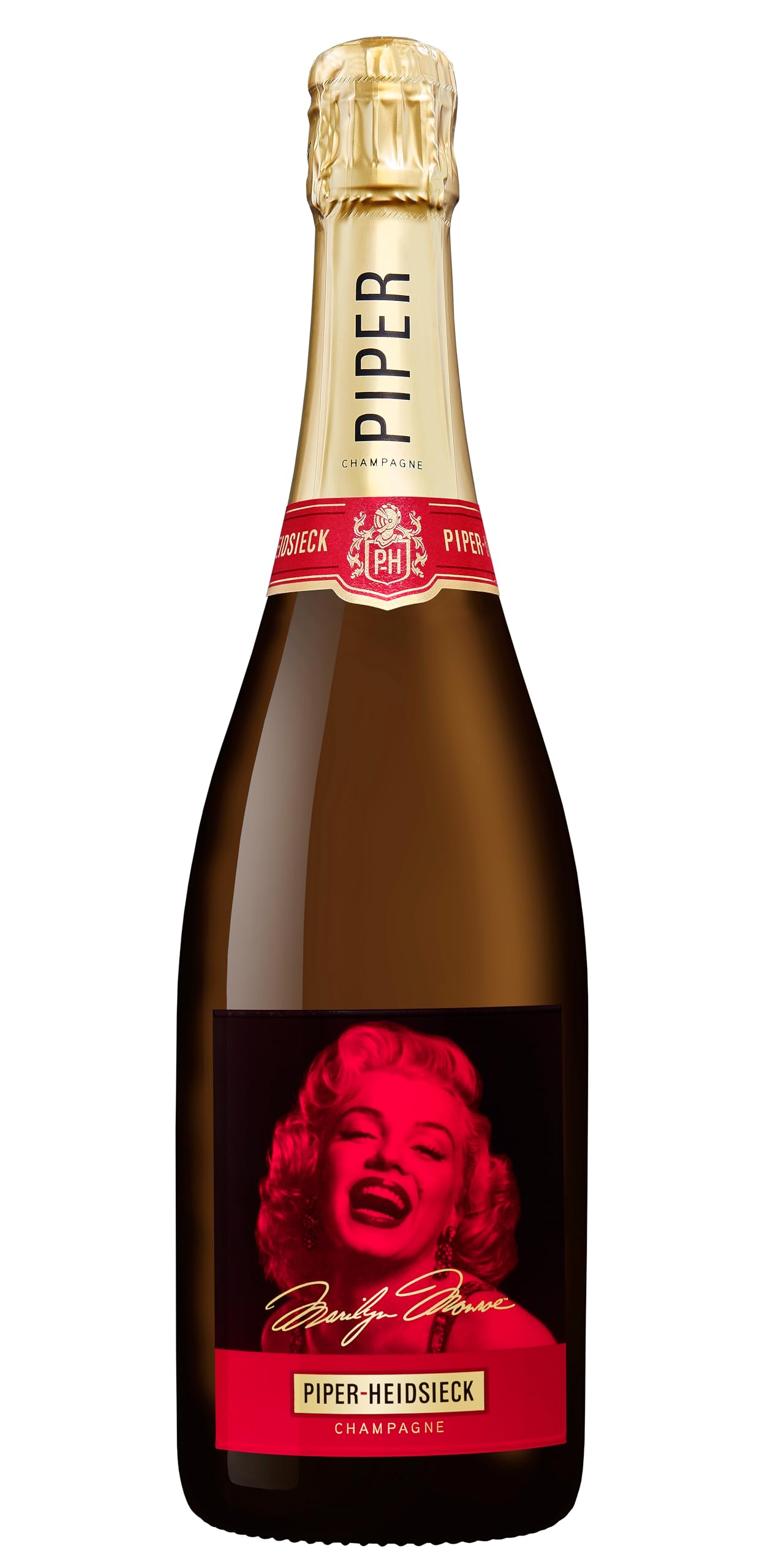 Piper-Heidsieck Brut Champagne, Marilyn Monroe Limited Edition, NV, Chardonnay Pinot Noir Meunier Blend, 750ml