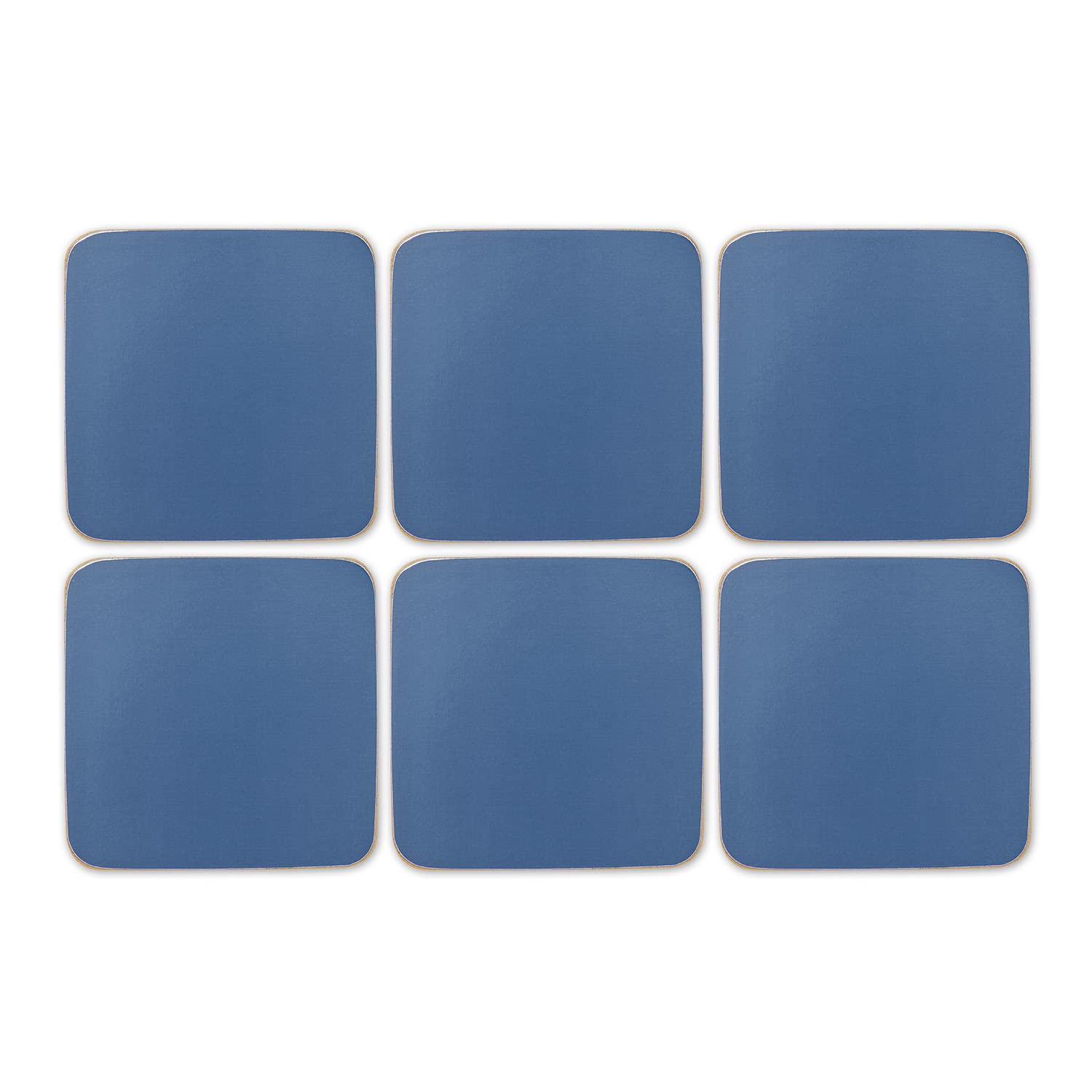 Pimpernel Coasters Harbour Set Of 6 Drink Mats Blue