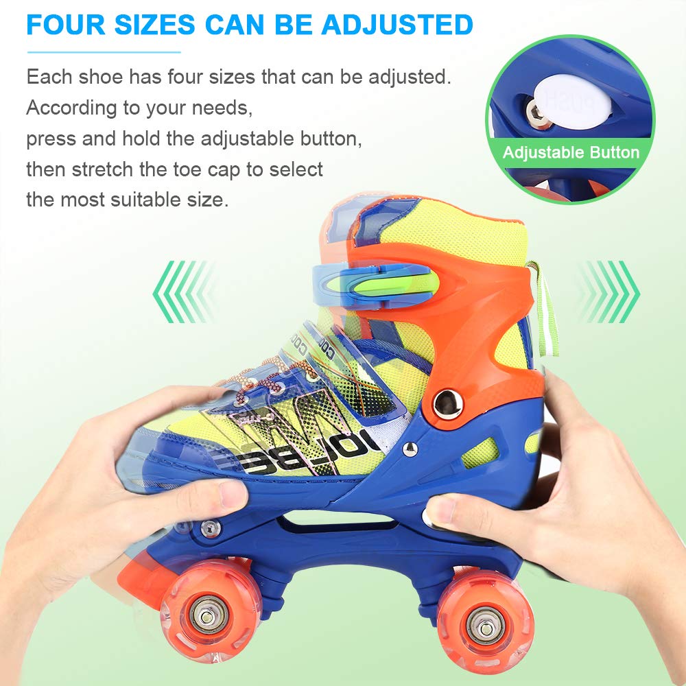 Buy Sowume Adjustable Roller Skates for Girls and Women, All 8 Wheels