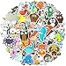 Lcoor 150 pegatinas de animales de la naturaleza, pegatinas de animales lindos para adolescentes y niñas, pegatinas de vinilo impermeables