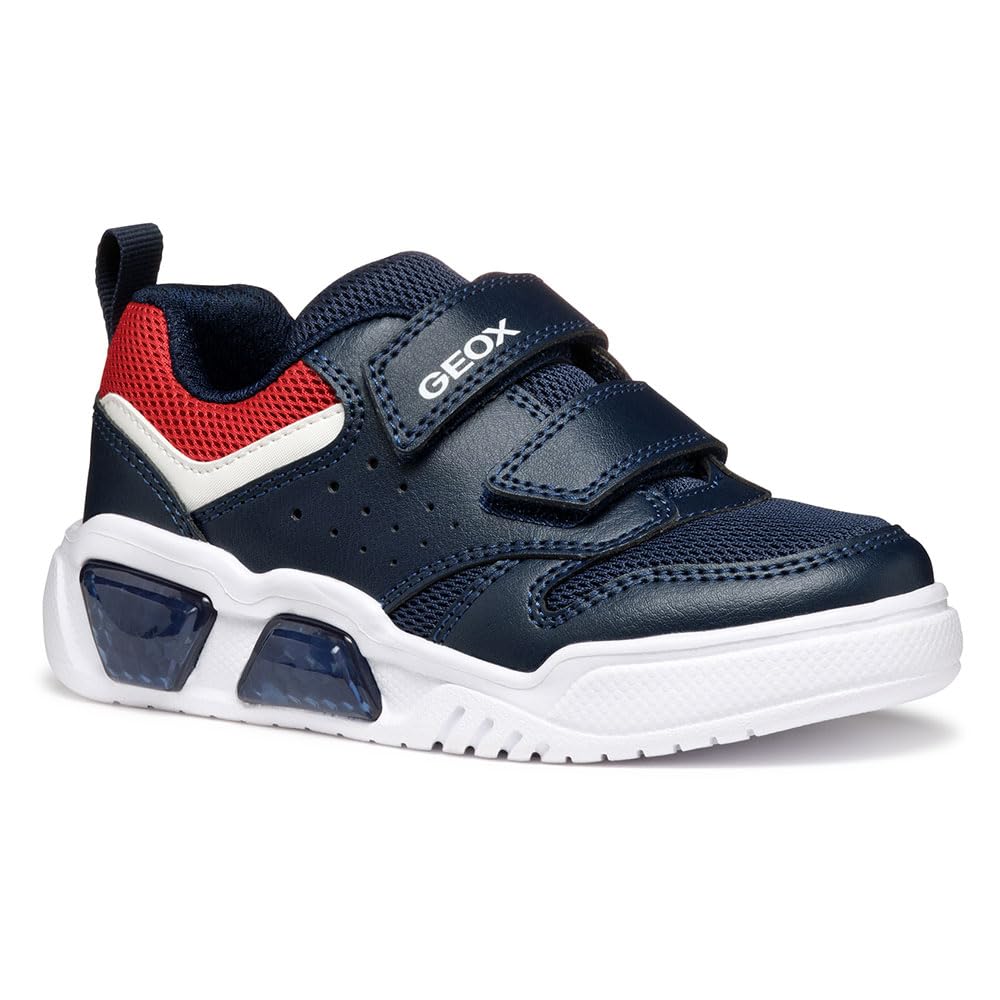 Geox Boys Blue Kids Sneakers, 32 Eu, Kids Trainers Illuminus Trainers