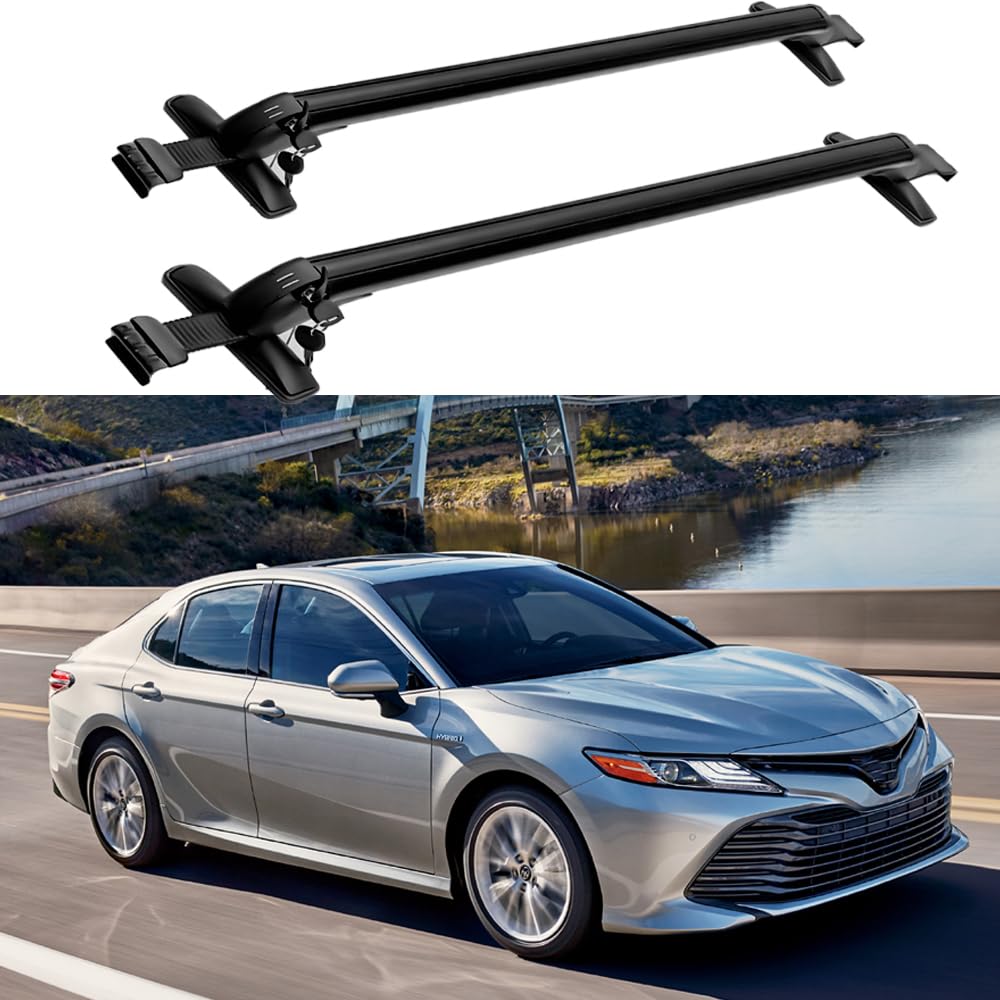 Longyeauto Aluminum Cross Bars 2-Pack Toyota Camry 2012-2021 Easy Snap corrosion resistant