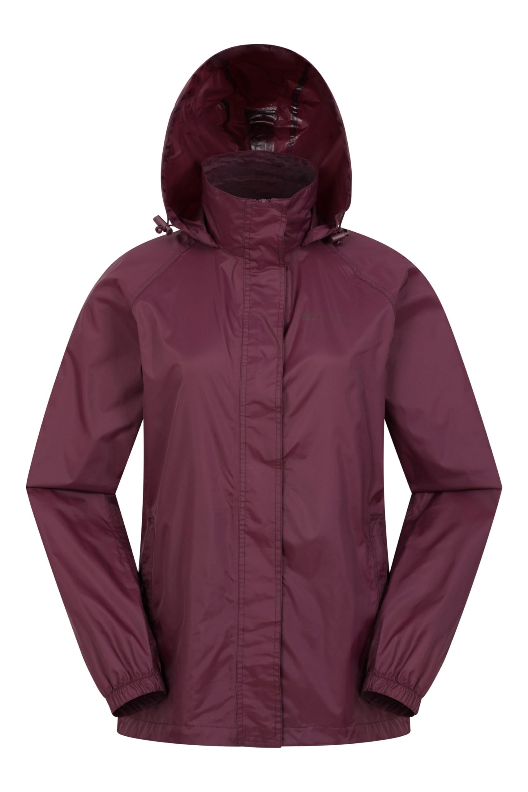 Mountain Warehouse Pakka Womens Waterproof Rain Jacket Dark Purple 14