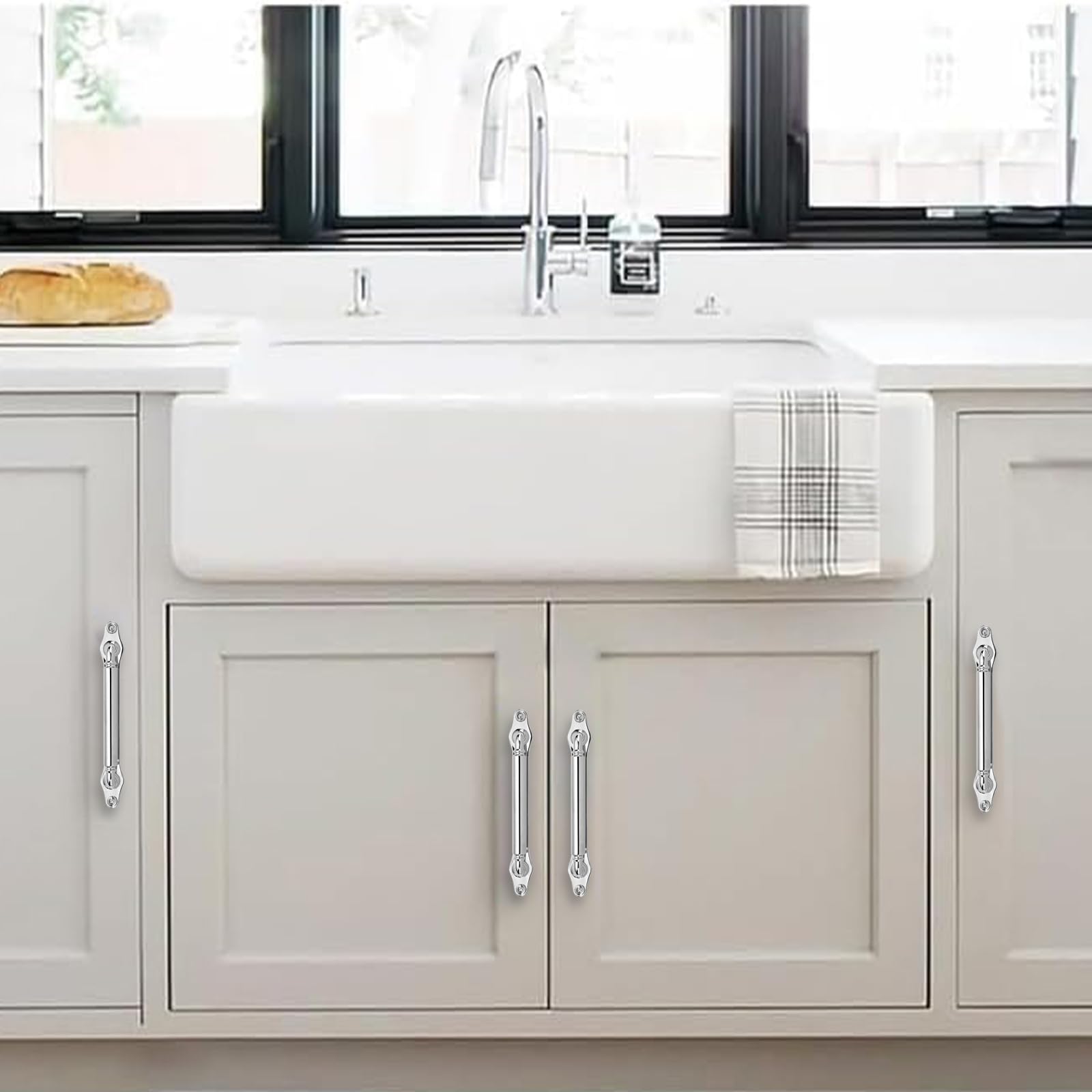 Polished Chrome Cabinet Pull - 279BP, 3 in (76 mm) — KHTUMEWARE