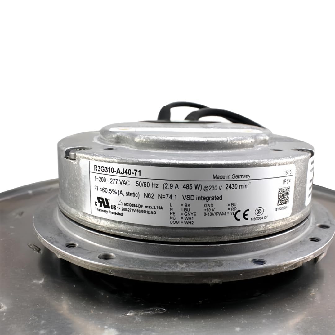 GJEXXPTST R3G310-AJ40-71 230V 2.9A 485W 2430RPM Cooling Fan 310mm
