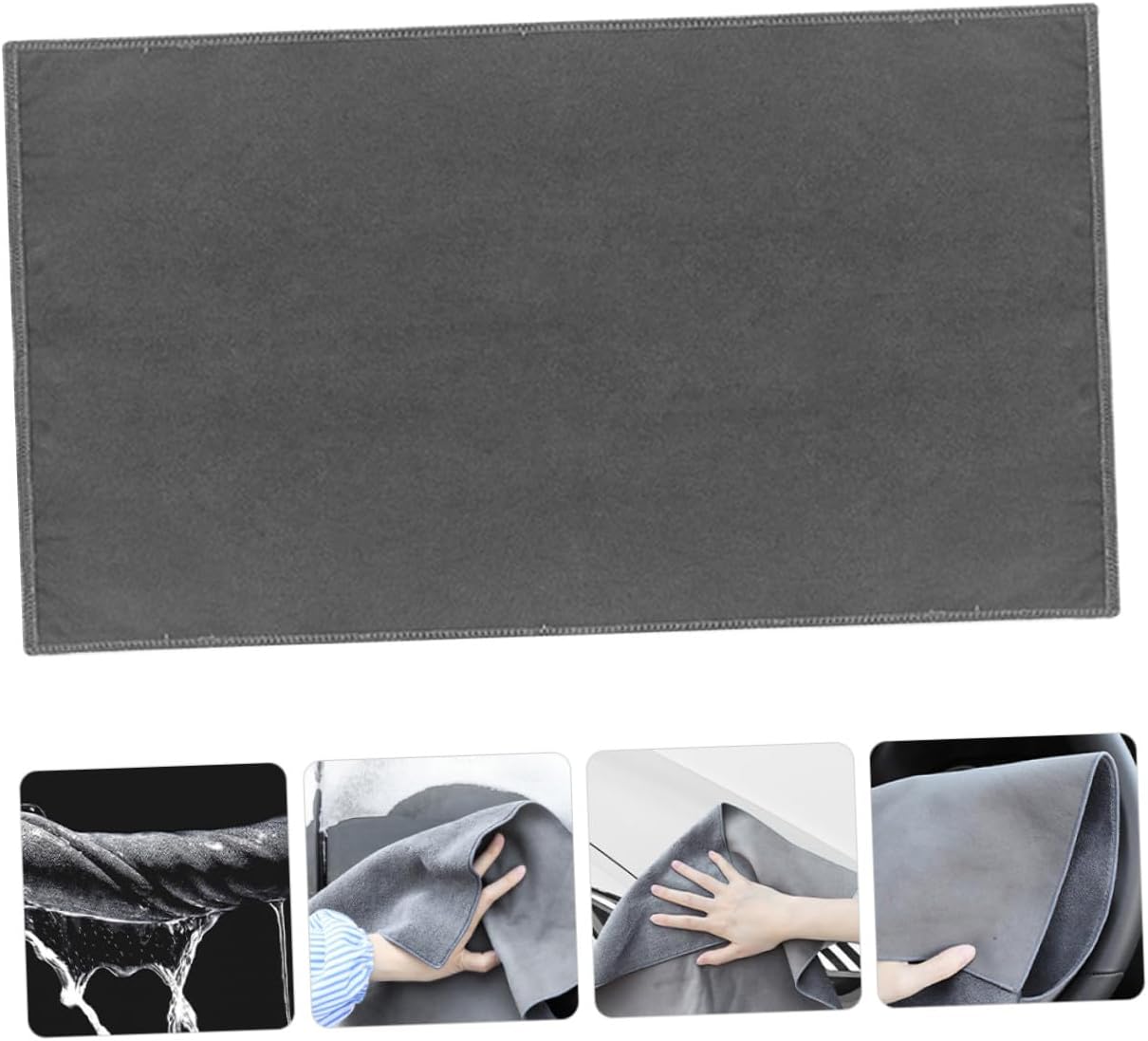 Chamois Car Wash Towel 30x60cm Absorbent Thick Drying Cloth for Cars Lint-Free Suitable for Interior and Exterior Use