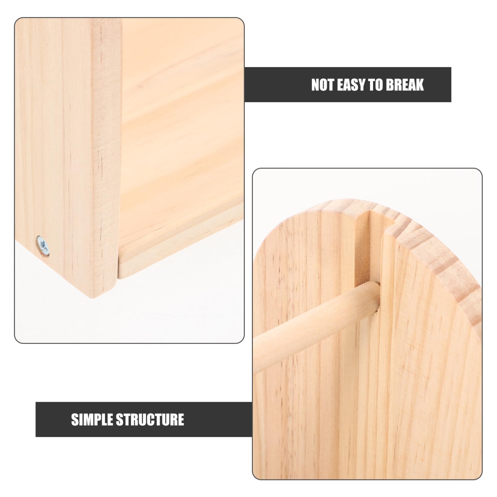 DOITOOL 3 Stück Holz Garnwickler Manuelle Winde Kompakt und Tragbar Diy Garnwickelwerkzeug für Einfache Garnorganisation und Schnelles Zugreifen Materialien
