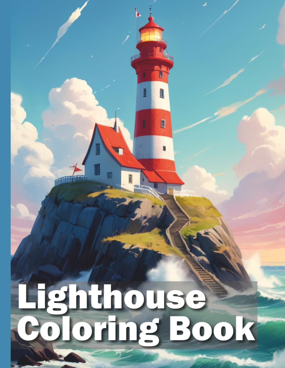 Lighthouse Coloring Book XXL: Immerse yourself in the maritime world of lighthouses with this unique coloring book