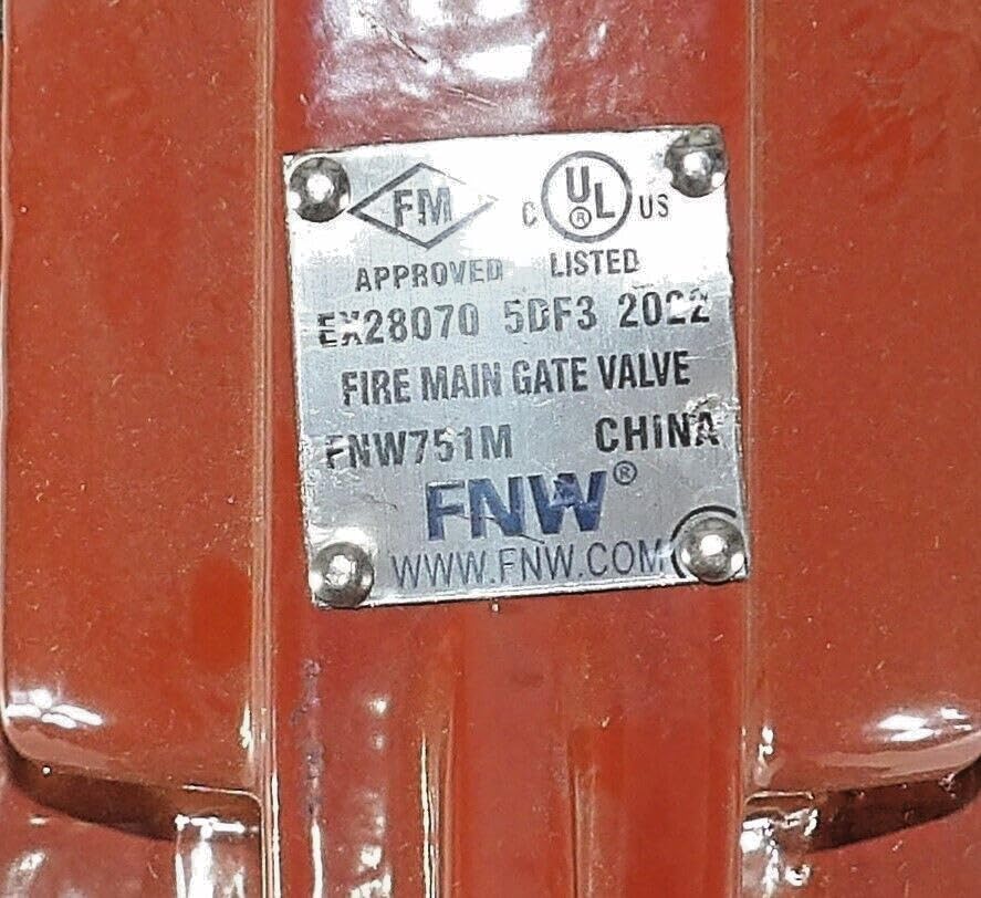 #US Figure 751 3 In. Ductile Iron 150# Gate Valve (UL/FM Proved),Op Box