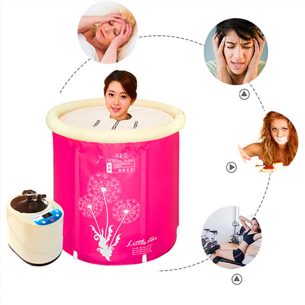 Manta Sauna portátil, balde Vapor para Sauna, máquina fumigación para SPA, máquina Belleza antienvejecimiento para Terapia desintoxicación Profesional Que relaja los músculos, Quema calorías y adel