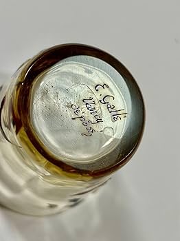 Amazon.co.jp: モチーフ！ エミール ガレ galle 金彩エナメル草花紋様