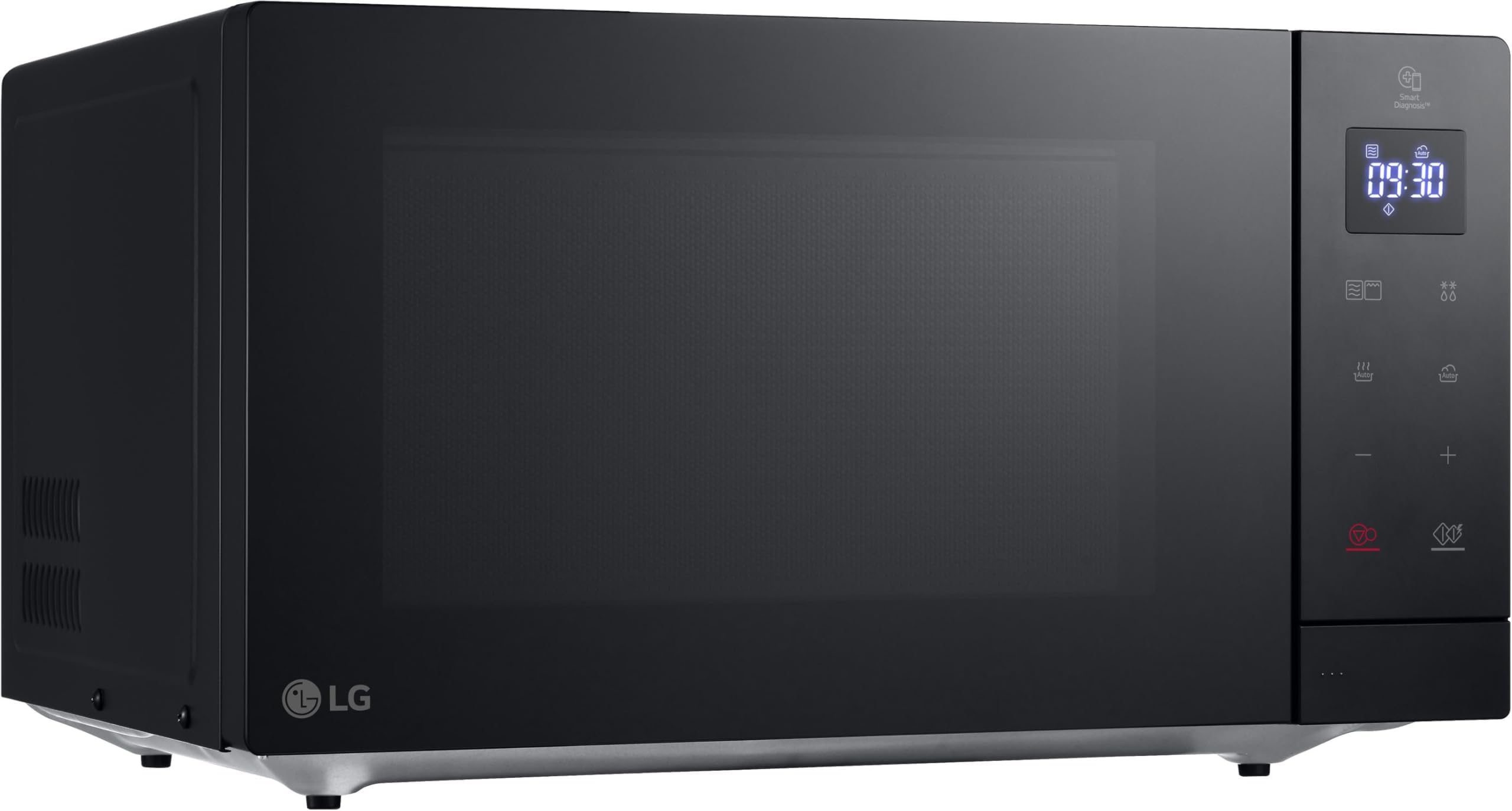 LG MH7032JAS Mikrowelle (30 L, 1000 W) mit Grill (LED-Display, 28 Automatikprogramme, pflegeleicht), Schwarz