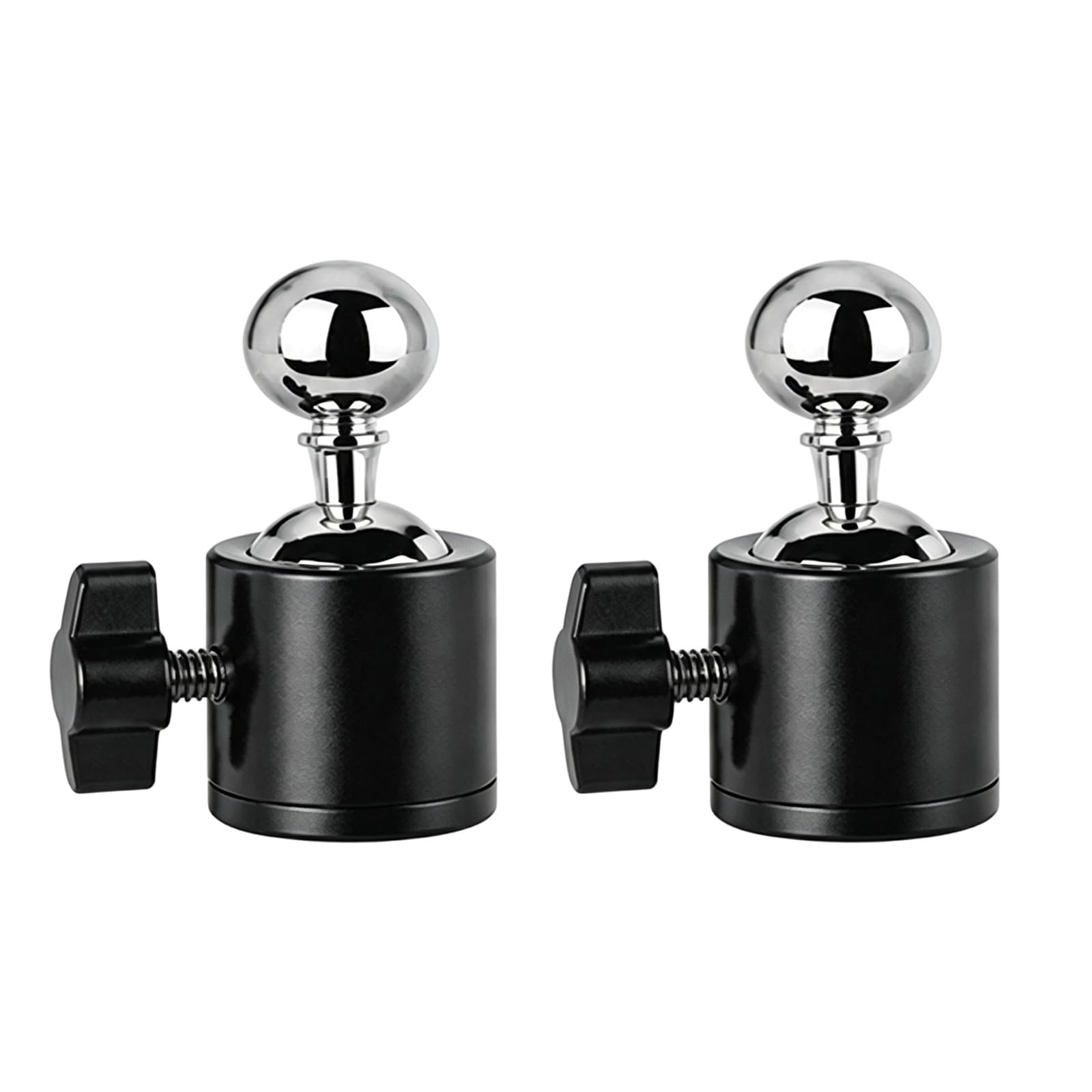 Ljmyy 2Pcs Metal Ball Head Adapters With 17Mm Ball And 1 4Inch Screw For Tripod Phone Mount Camera Bracket