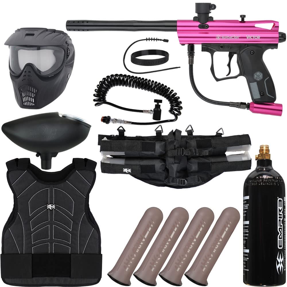 Action Village Kingman Spyder Victor Light Gunner Paintball Gun Package Kit