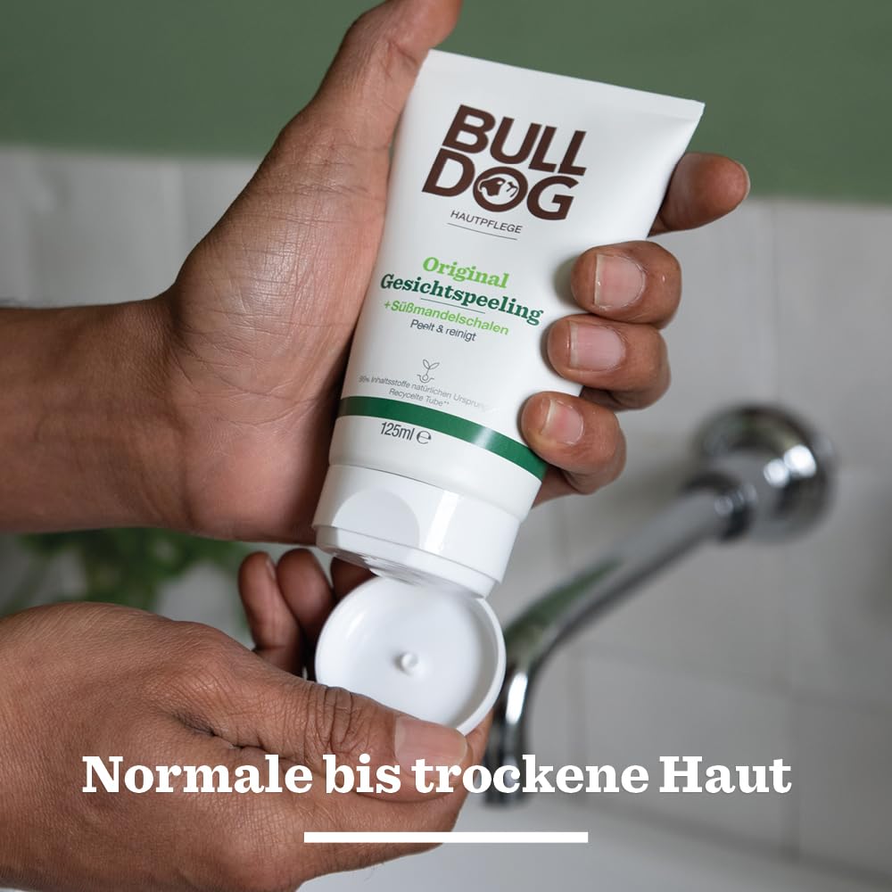 Bulldog Oryginalny peeling męski, 1 opakowanie (1 x 125 ml)